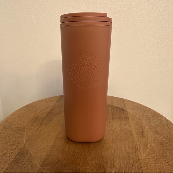 Starbucks Other - Starbucks  Terracotta Recycled Plastic Triangle Tumbler 16 oz New Without Tags